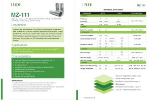 Metalized Wide Range BOPP Film